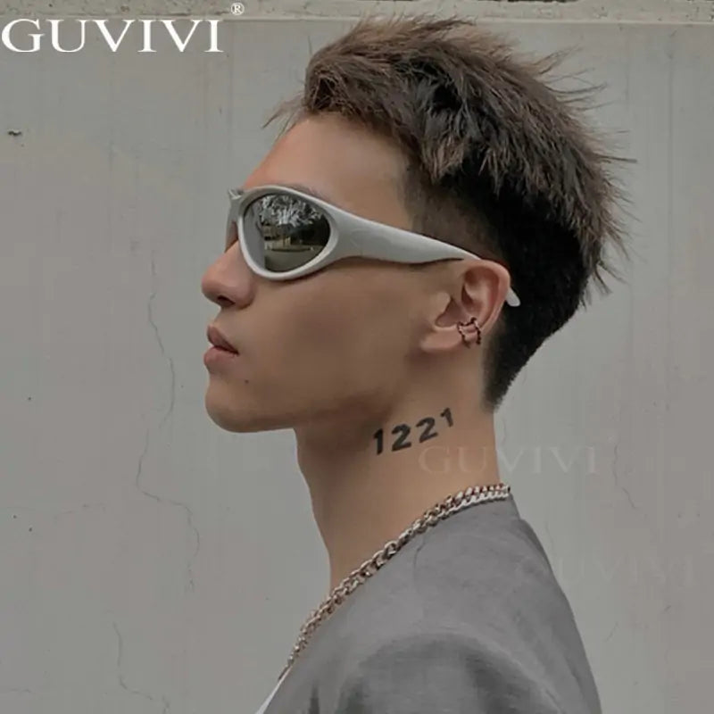 New Y2K Retro UV400 Windproof Sport Sunglasses