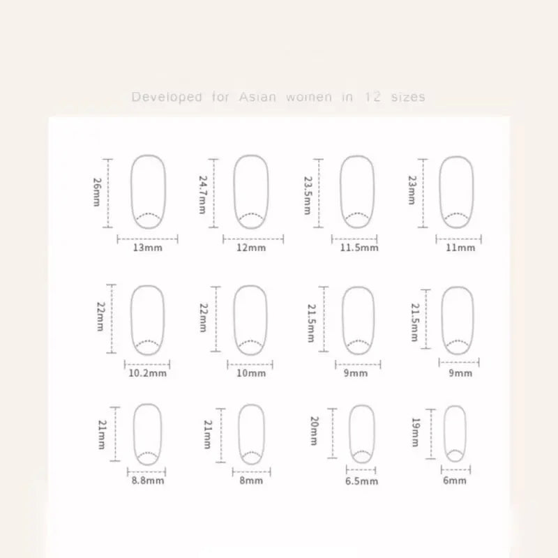 24-piece Hot Girl Y2K Black Star Press On Nails Set