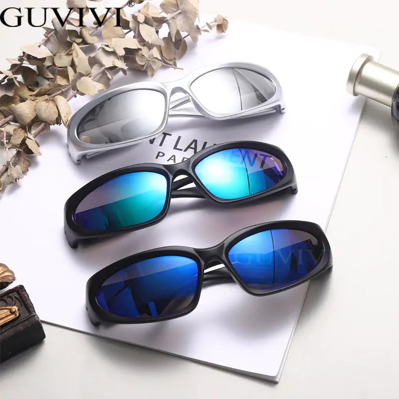 New Y2K Retro UV400 Windproof Sport Sunglasses