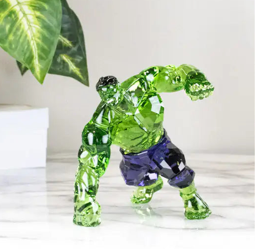 Swarovski (5646380) Marvel's The Hulk Multicolored Collectible Crystal Figurine