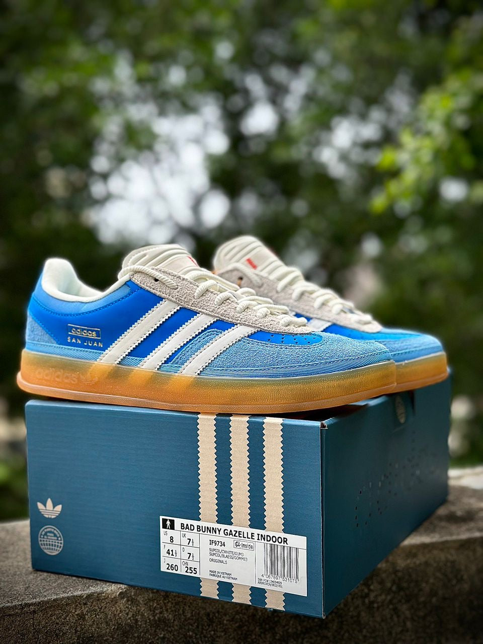 Bad Bunny x adidas Gazelle Indoor - Calidad UA