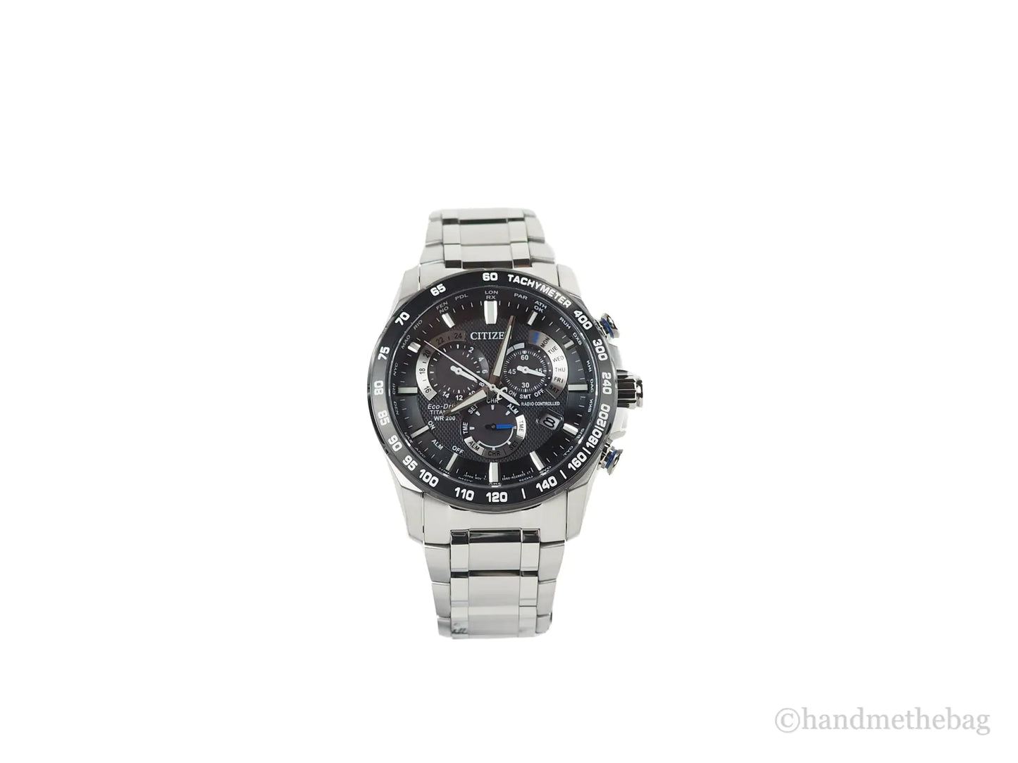 Citizen (CB5908-57E) Weekender Eco-Drive Chronograph Silver Tone Titanium Watch