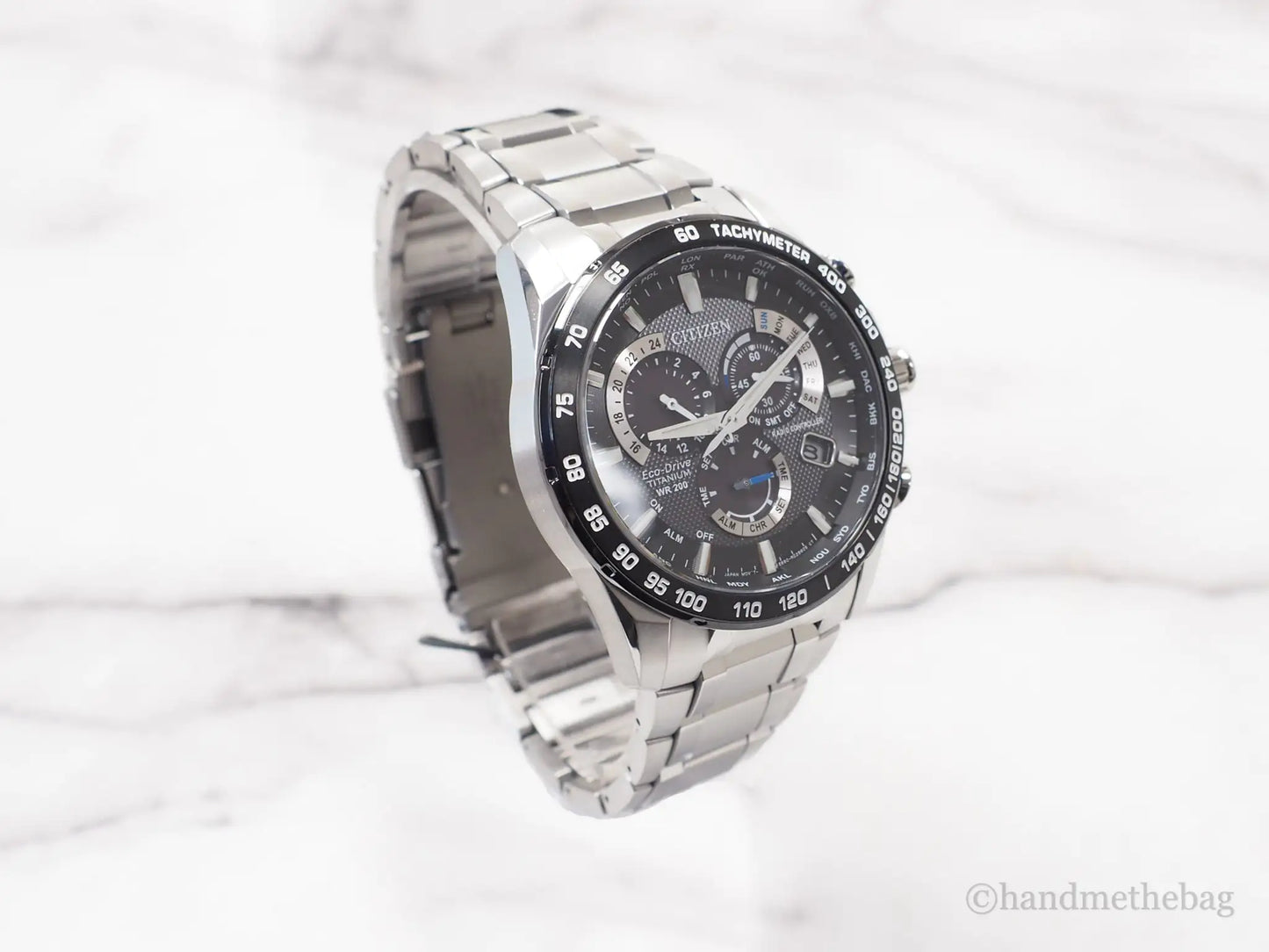Citizen (CB5908-57E) Weekender Eco-Drive Chronograph Silver Tone Titanium Watch