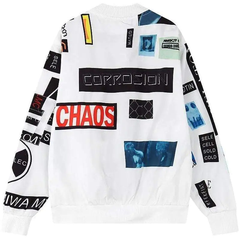 Corrosion Chaos Street Wear Zipper Jacket