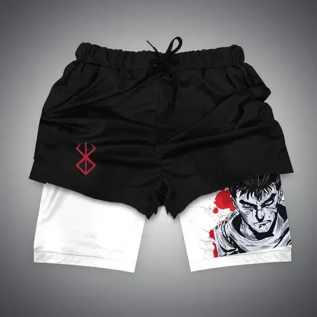 Y2K Men’s Anime Gym Shorts