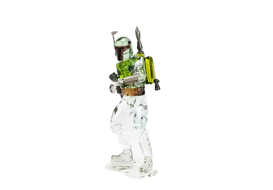 Swarovski (5619210) Star Wars Boba Fett 4.87 Inch Colored Crystal Figurine