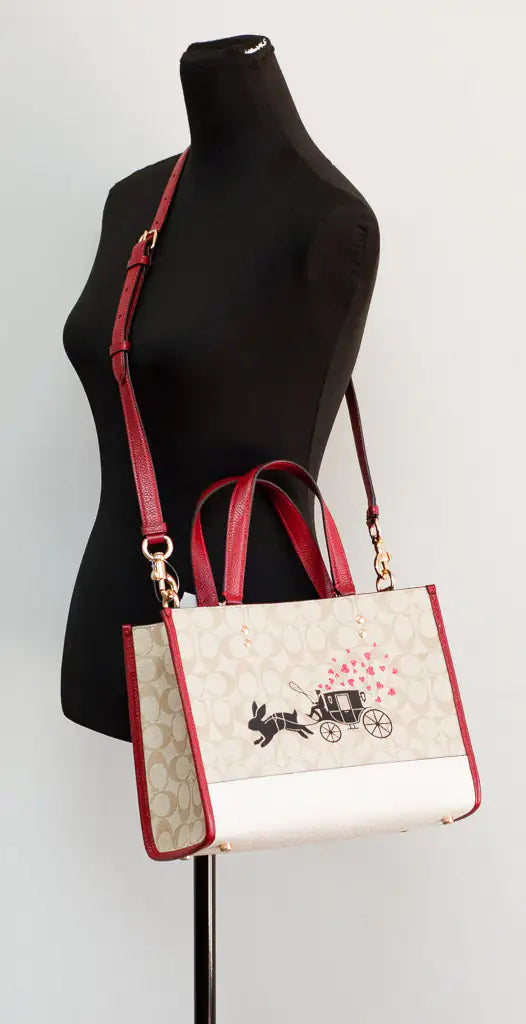 Coach Dempsey Medium Lunar New Year Rabbit Carryall Tote